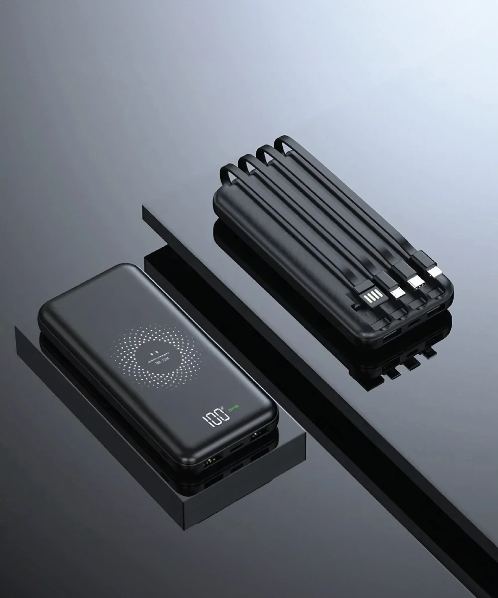 Kablosuz 10.000 mAh Powerbank Mobil Şarj Cihazı