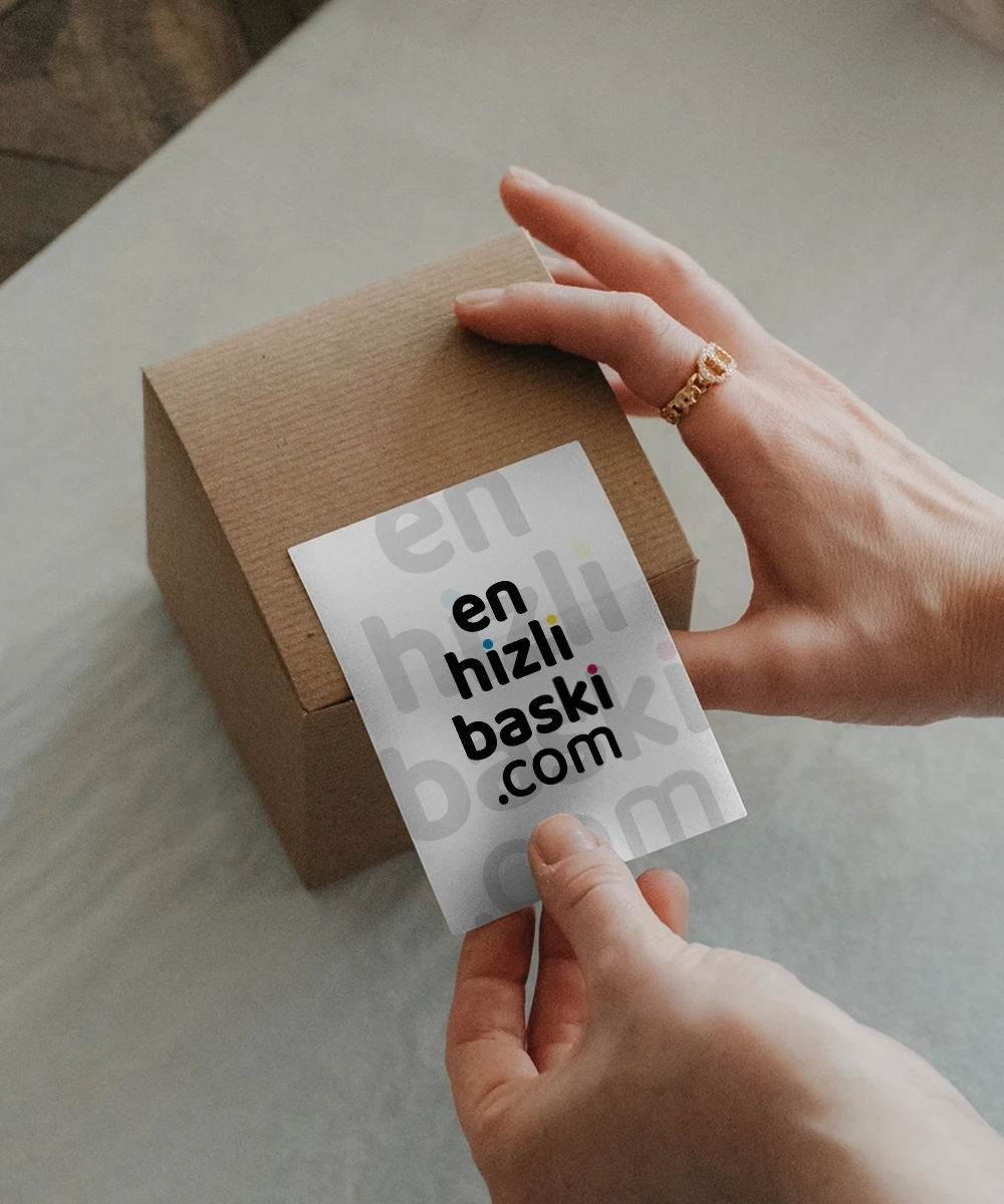 Kuşe Etiket / Sticker