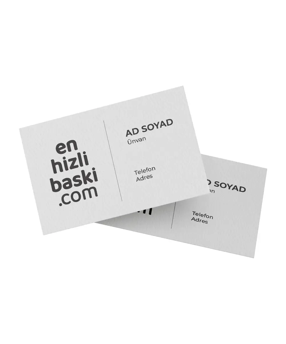 Tuale Fantezi Kartvizit Çift Yön