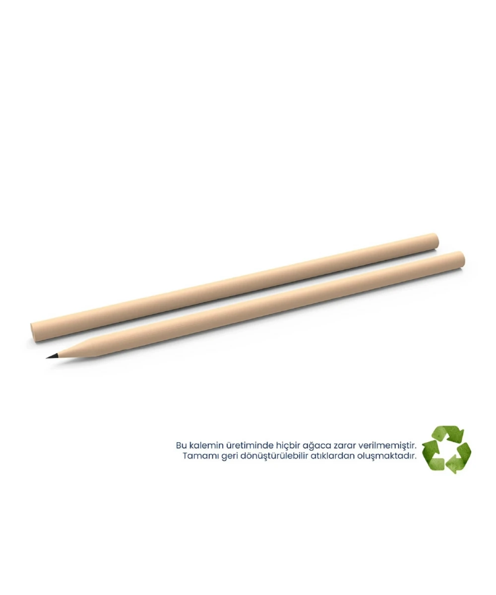 Yuvarlak Naturel Kurşun Kalem