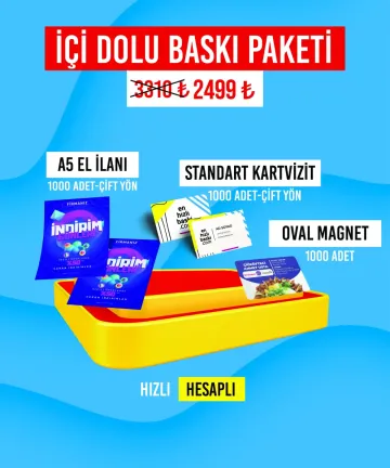 İçi Dolu Baskı Paketi